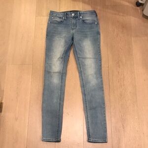 PacSun Blue Skinny Jeans with Tapered Fit